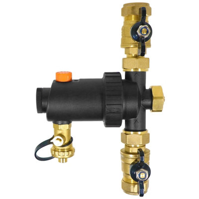 SPARES2GO Boiler Filter 22mm Inline Magnetic Mini Central Heating Compression Pipe Valve Price Comparisons | Compare The Build