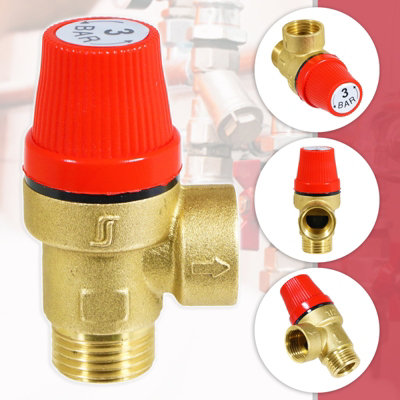 Tankless Water Heater Relief Valve SAFETY VALVE PRESSURE Relief - Foto 4
