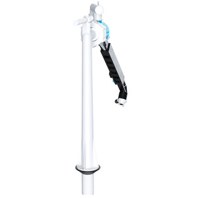 SPARES2GO 1/2" Bottom Entry Valve Straight Toilet Cistern Filling Inlet 4 1/2" Ball Float Kit - Groceries