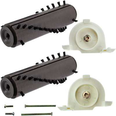 SPARES2GO Brushroll + End Cap Kit compatible with GTech AirRam DM001 AR01 AR02 AR03 AR05 Cordless Vacuum