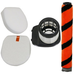 SPARES2GO Brushroll + Filter Kit compatible with Shark IZ201UK IZ251UK Anti Hair Wrap Vacuum Cleaner