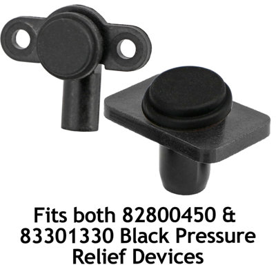 SPARES2GO Burst Disc Seal for TRITON Shower Electric Membrane PRD Seals Discs Black x 6