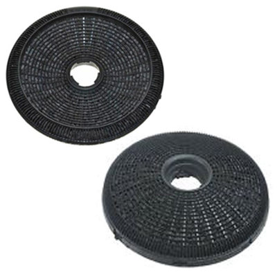 SPARES2GO Carbon Charcoal Filters compatible with Hygena APP Series Cooker Hood / Extractor Fan Vent (Pack of 2, 190mm)