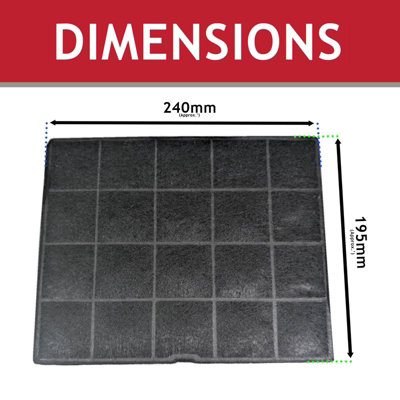 Filtro carbone rettangolare C00077377 - Maggio elettrodomestici