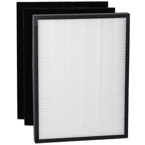 SPARES2GO Carbon HEPA Filter Kit compatible with Vax AP02 AP05 Air Purifier (Type 114, Pack of 3 Filters)