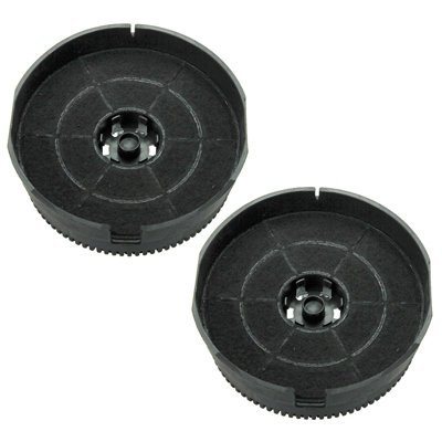 SPARES2GO Carbon Vent Extractor Filter for IKEA Cooker Hood (Pack of 4