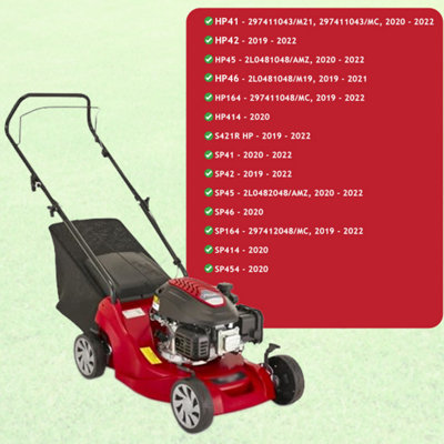 Carburateur Pour Moteurs GGP, Mountfield, Stiga - Modèle Compatible RS100, RV100, HP164, Collector 43/46
