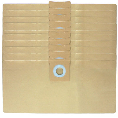 X10 Sacchetti + Filtro Cartuccia Bagnato & Asciutto Per Mac Allister