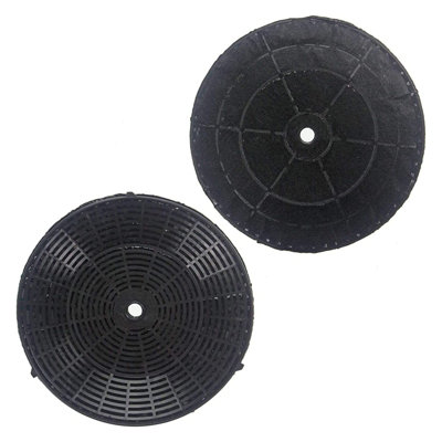 SPARES2GO CHA15 Type Active Carbon Odour & Grease Filter compatible with CDA Cooker Hood Vent Extractor (Pack of 2)