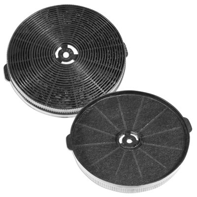 SPARES2GO Houtskool Carbon ronde ventilatiefilter voor Hotpoint