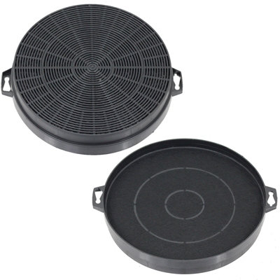 SPARES2GO CHF210 S1 Type Charcoal Carbon Air Filters compatible with Baumatic Cooker Hood Extractor Vent Pack