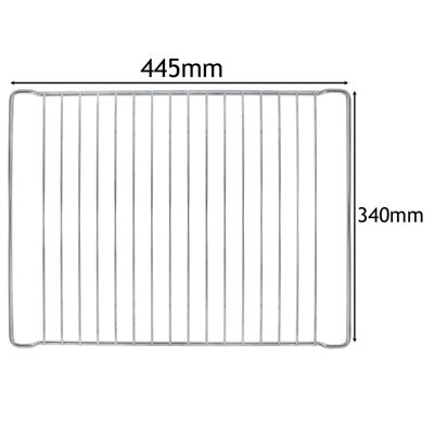 SPARES2GO Chrome Grill Shelf Rack compatible with Zanussi Oven Cooker ...