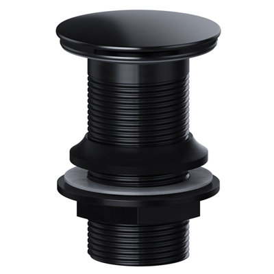 SPARES2GO Clicker Basin Waste Bathroom / Kitchen Sink Plug 1 1/4" Round ...