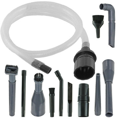 SPARES2GO Compleet Nat & Droog 2.5 M Slang, Staven, Vloer Mini Tool Kit Voor Numatic Henry Hetty Etc Stofzuigers 785930975