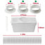 SPARES2GO Condenser Vent Box & Hose Kit compatible with White Knight Tumble Dryers (1.25m)