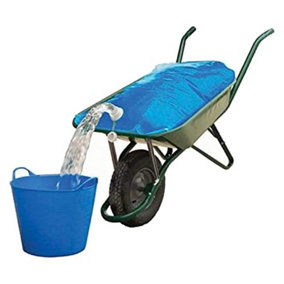 SPARES2GO Construction / Gardening / Equestrian / Stable Water Container Wheelbarrow Carrier Bag (80 Litre)