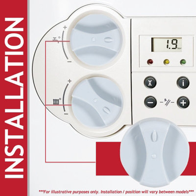 SPARES2GO Control Knob for Vaillant VUW Boiler Temperature On Off ...