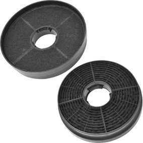 SPARES2GO Cooker Hood Carbon Filter compatible with Lamona HJA2480 HJA2908 LAM2401 Extractor Vent Fan (Pack of 2)