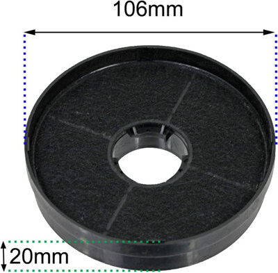 MSH KITCHEN SPARES Filtro Al Carbone Per Cappa Da Cucina Lamona - Foto 9