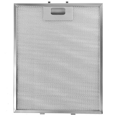 SPARES2GO Cooker Hood Grease Filter Extractor Vent Fan Metal Mesh 