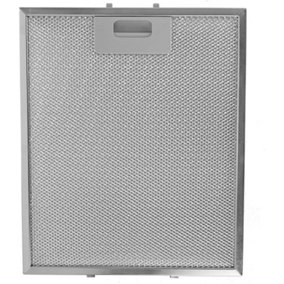 SPARES2GO Cooker Hood Metal Mesh Grease Filter Extractor Vent (300 x 250mm, Pack of 1)