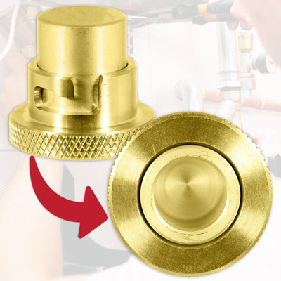 SPARES2GO Cooker Hose Blanking Plug 1/2
