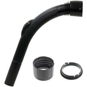 SPARES2GO Curved End Suction Hose Handle compatible with Goblin Vacuum Cleaner (35mm)