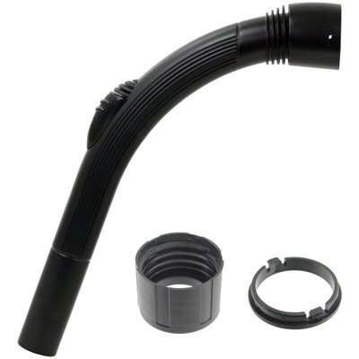 SPARES2GO Curved End Suction Hose Handle compatible with Hitachi