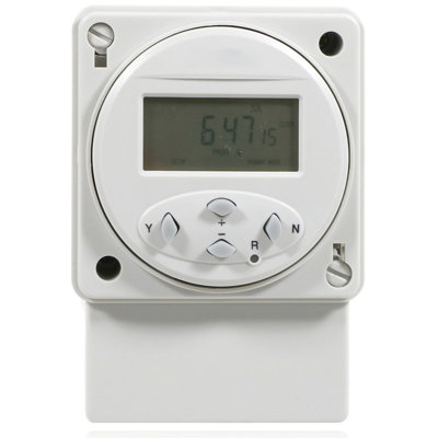 SPARES2GO Digital Timeswitch Universal Programme 7 Day / 24 Hour Daily ...