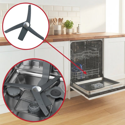 SPARES2GO Dishwasher Lower Spray Arm For Beko CornerWash BDFN36560XC ...