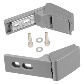 SPARES2GO Door Hinge compatible with Liebherr Fridge Freezer Refrigerator (Pack of 2 Hinges + Fixings)