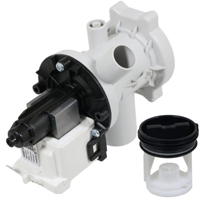 SPARES2GO Drain Pump for Caple Washing Machine WDI3300 WDI3301 WMI3000 WMI3001 WMI3005