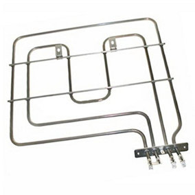SPARES2GO Dual Circuit Oven Grill Element compatible with Howdens Lamona Oven Cooker (2200W)