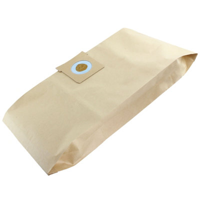 SPARES2GO Dust Bags compatible with Titan 16L 20L 30L 40L Vacuum Cleaner Pack of 5