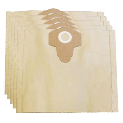 5 Sacchetti Antipolvere Per Aspirapolvere Ozito 20L 1250W Wet & Dry VWD-1220U – SPARES2GO