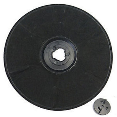 SPARES2GO Kohlefilter EFF57 – 230x20 Mm, 2er Pack, Kompatibel Mit Zanussi Dunstabzugshauben
