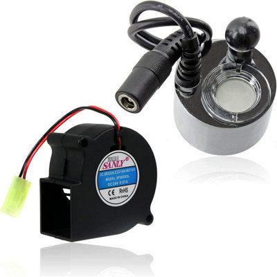 SPARES2GO Electric Heater Fan Unit compatible with Dimplex DC 24v + Optimyst  Glass Disk Transducer | DIY at Bu0026Q