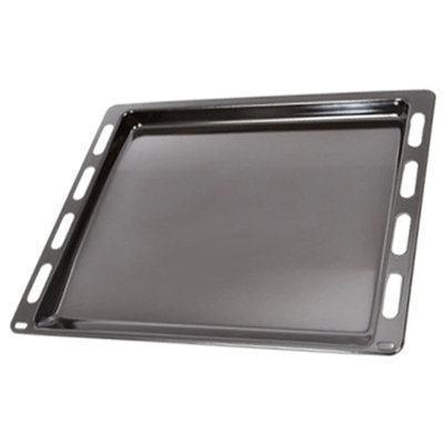SPARES2GO Enamel Baking Drip Tray compatible with Siemens Oven Cooker (441 x 370 x 22mm)