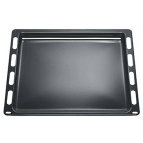 SPARES2GO Enamel Baking Tray compatible with Bosch Oven Cooker (441 x 370 x 22mm)