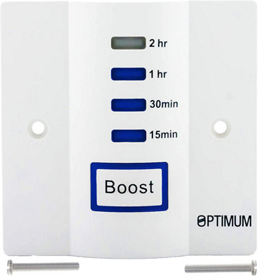 SPARES2GO Energy Saving 15 Minute to 2 Hour Electronic Boost Timer for Immersion / Room Heater