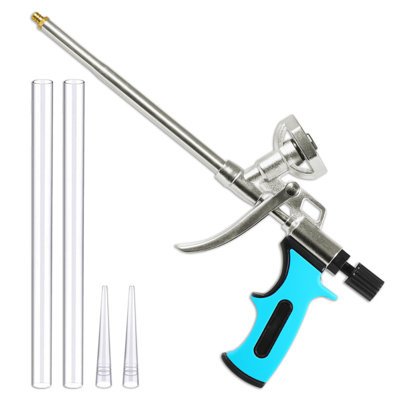 SPARES2GO Expanding Foam Applicator Gun Caulking Sealing Filling Spray ...