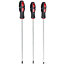 SPARES2GO Extra Long Reach Hardened Magnetic Tip Phillips and Slotted Screwdriver Set (3 piece, 25cm)