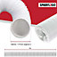 SPARES2GO Extra Long Universal Condenser Vent Hose Pipe for All Makes and Models of Vented Tumble Dryer (6m / 4")