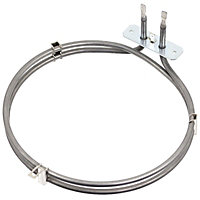 SPARES2GO Fan Oven Heater Element compatible with Beko BDC BDVC BSC DBD ODF OIF OIM OSF OUM (1800W)