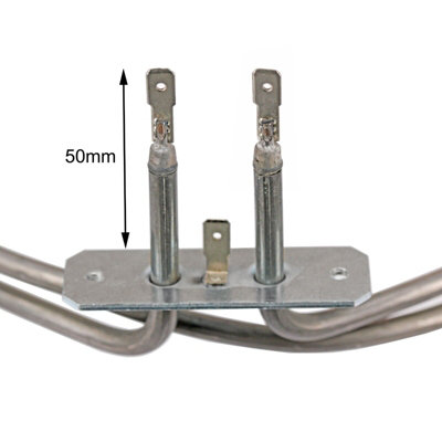 Spares2go Dual Circuit Ofen Grill Element 2200 W – Ersatzteil Für Beko Herde & Backöfen