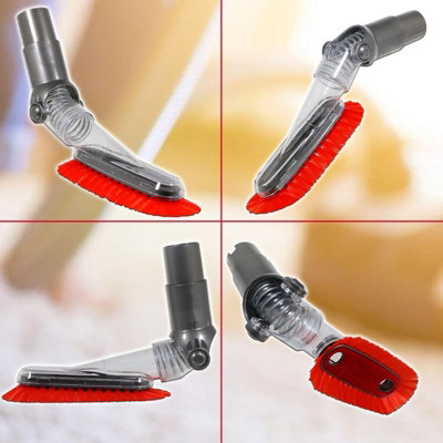 Universal Flexible Crevice Tool Radiator Nozzle – Fits Shark Vacuums, 30-36mm, Dusting Brush Attached
