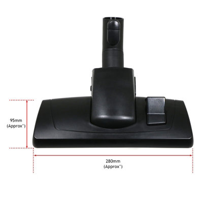 Comfort omschakelbare combimondstuk compatibel met Miele Complete, Compact, Classic, Swing, EcoLine, PowerLine S8,S6,S5,S4,S2,S1,C1,C2,C3,H1,S771,S5210, S8000,S8310,S8390 -vloerzuigmond