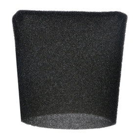SPARES2GO Foam Filter Sleeve compatible with Grizzly NTS 1423-S Inox Wet & Dry Vacuum Cleaner (22cm)