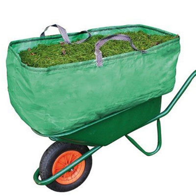 SPARES2GO Garden & Farm Wheelbarrow Carrier Bag Heavy Duty Capacity Increase (270 Litre)