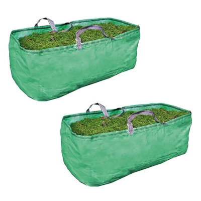 SPARES2GO Garden & Farm Wheelbarrow Carrier Bags Heavy Duty Capacity Increase (270 Litre, Pack of 2)